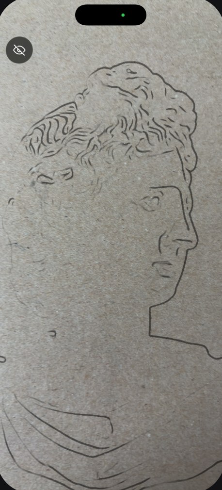 Ghost Canvas — Outline mode